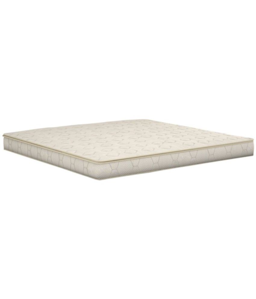 Sleepwell Inspire Firmtec 8inch King Size Coir Mattress (OffWhite