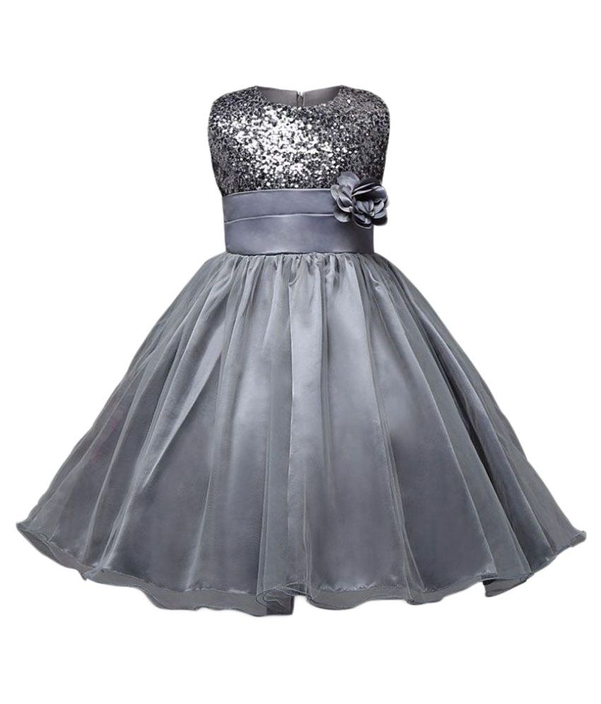 Sofyana Silver Ball Gown - Buy Sofyana Silver Ball Gown Online at Low ...