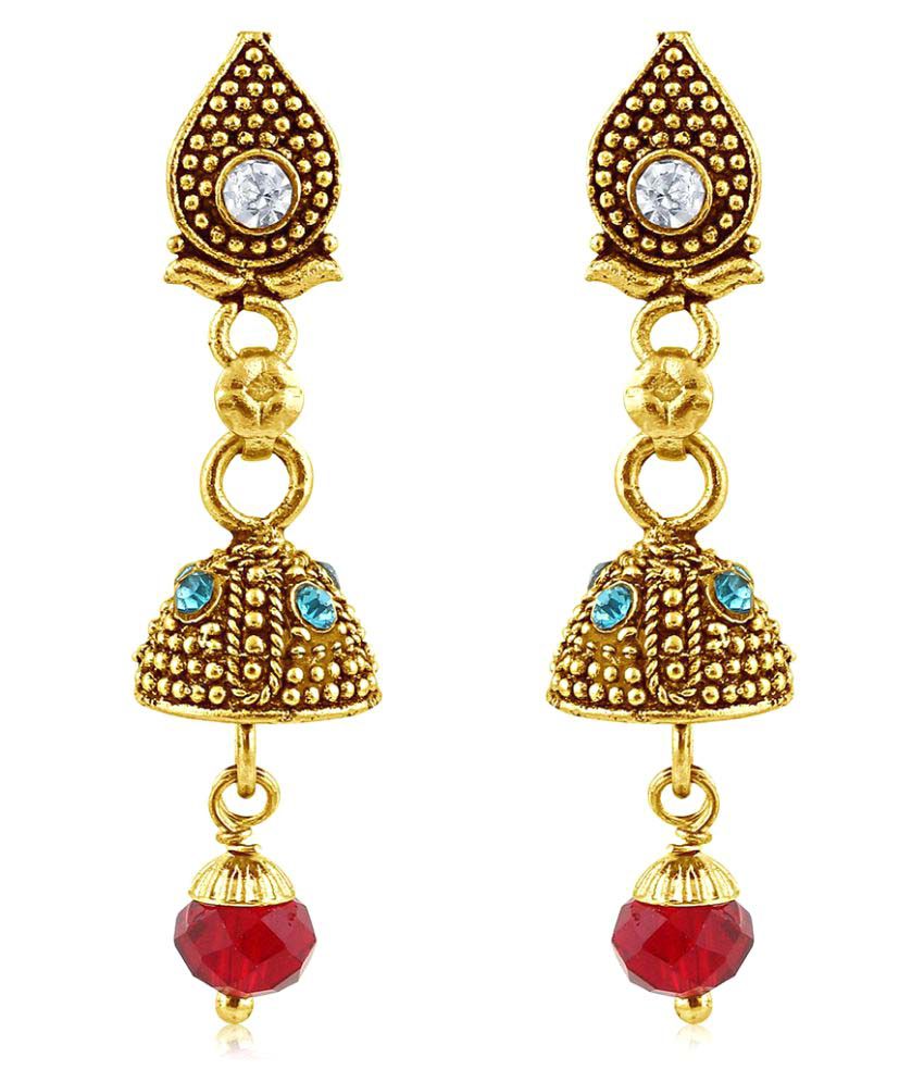 Sukkhi Gold Plated Hanging Earrings For Women - Buy Sukkhi Gold Plated ...