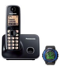 Panasonic 3711 Cordless Landline Phone ( Black )