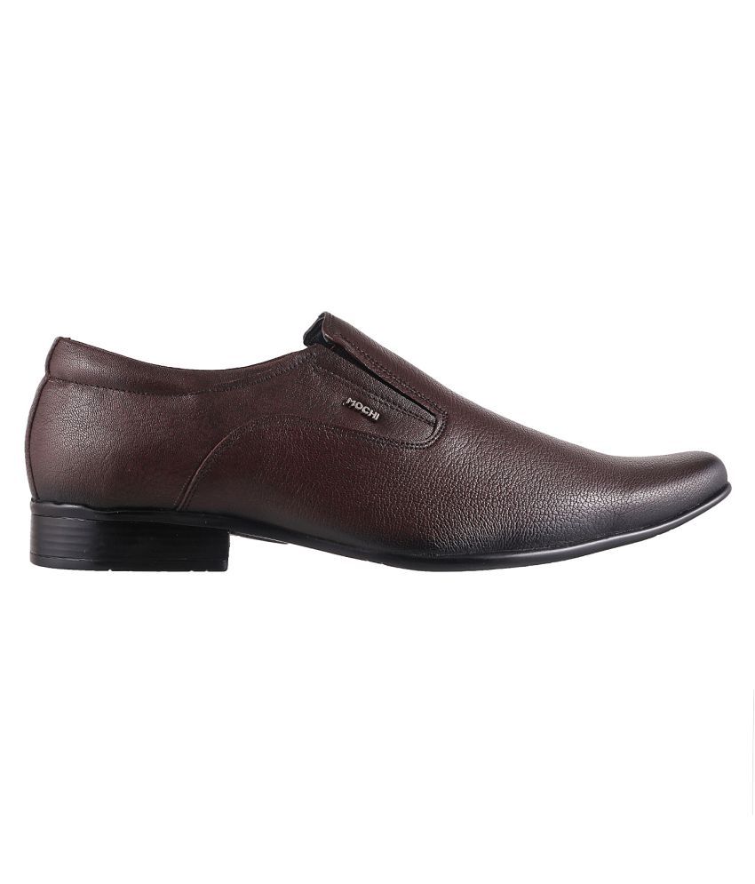 mochi brown formal shoes