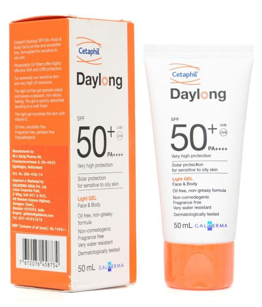 cetaphil daylong oil free sunscreen