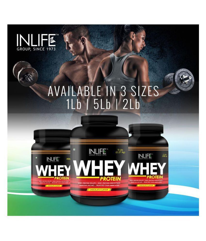 Inlife Whey Protein Powder Coffee Flavor(1lb) 454 gm Buy Inlife Whey