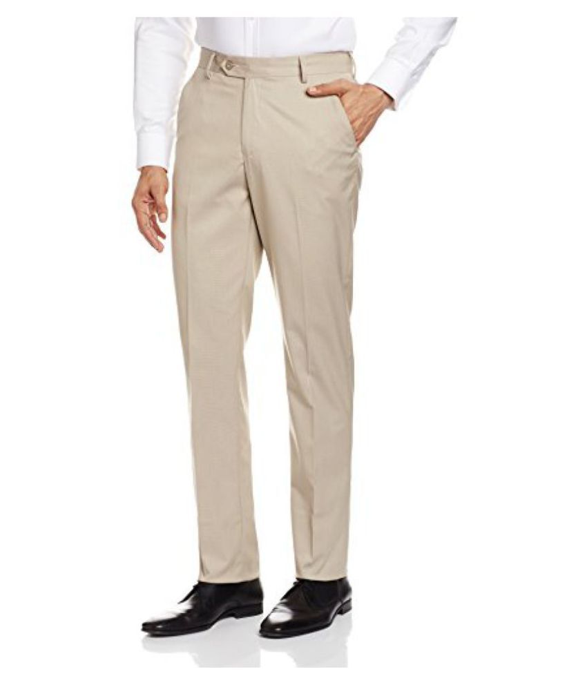 Peter England Mens Formal Trousers 