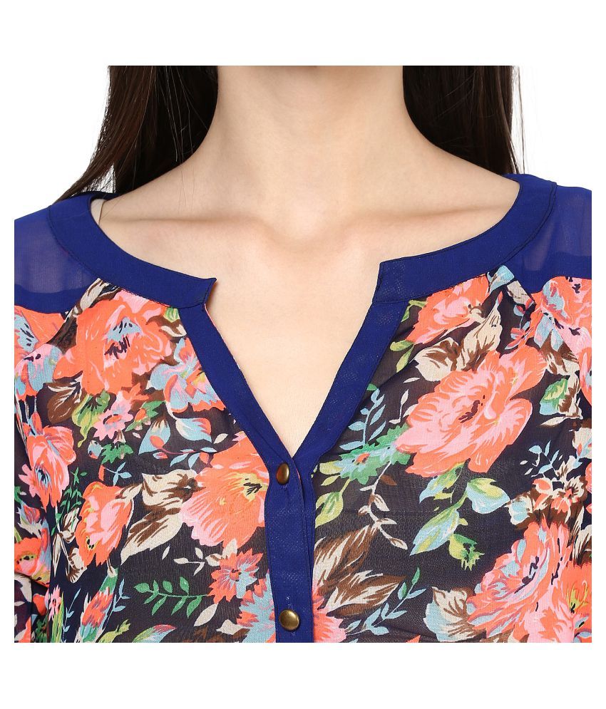 georgette black shirt
