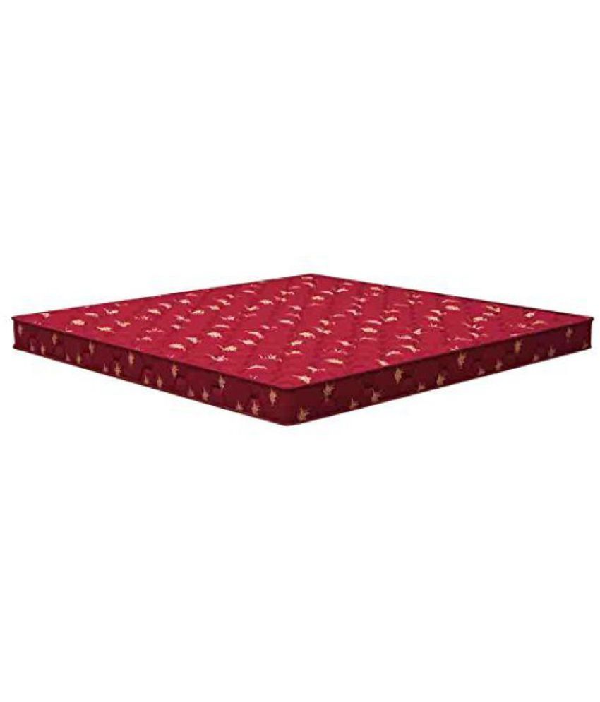 Sleepwell Dignity Firmtec Mattress (78 x 36 x 5 Inches, Maroon) Buy