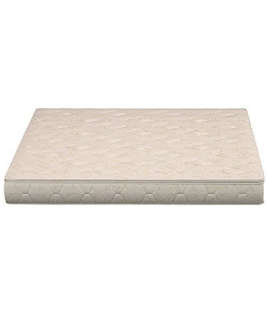 Sleepwell Esteem Supportec Mattress (72 x 72 x 6 Inches, OffWhite