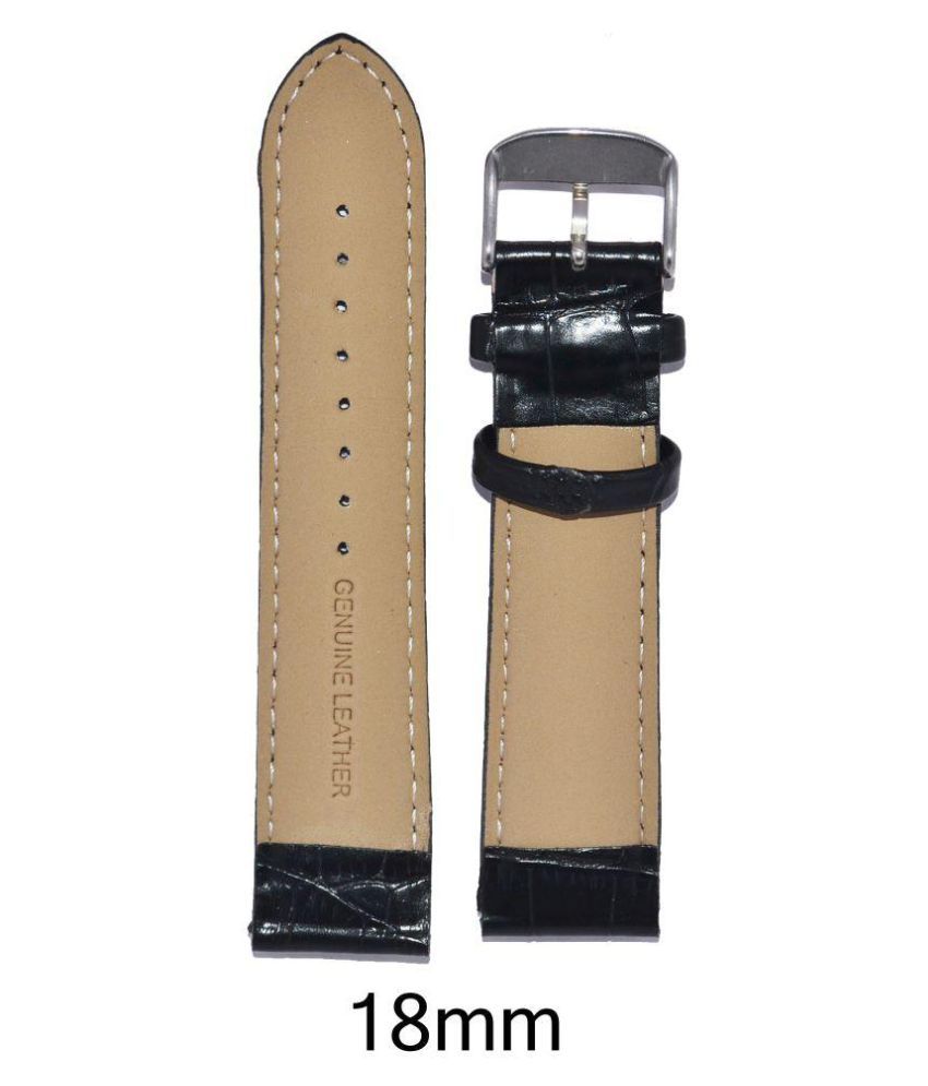 Kolet Black Leather Watch Strap Buy Kolet Black Leather Watch Strap