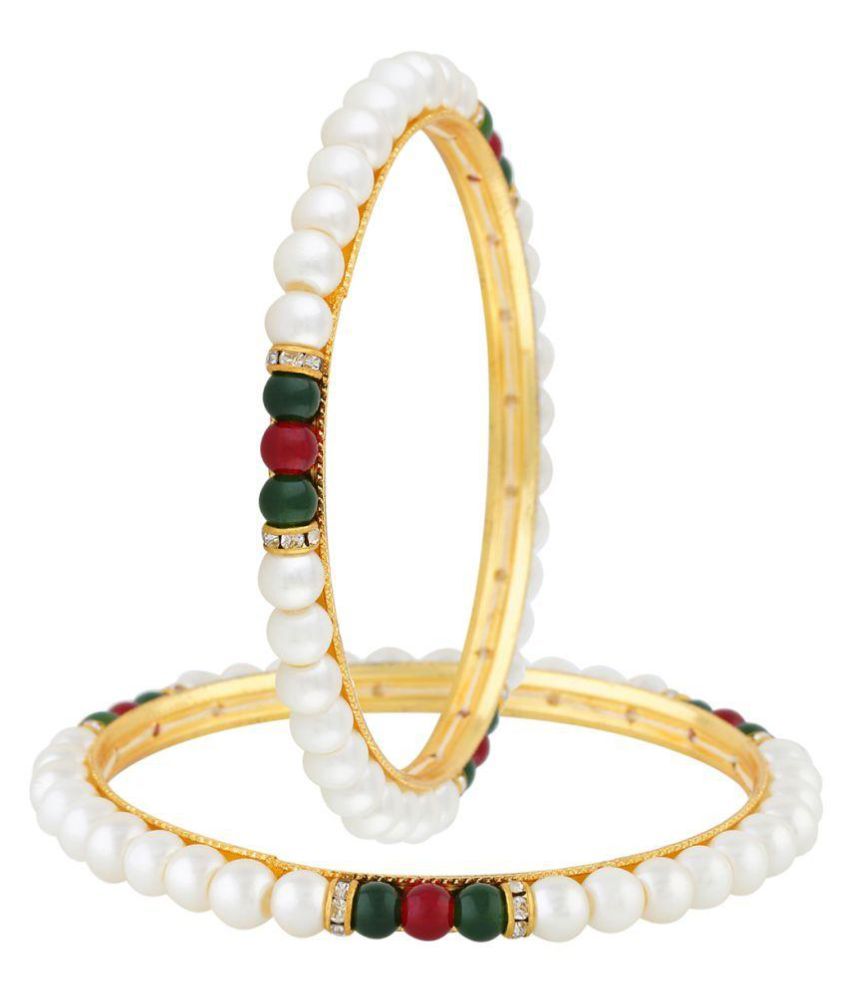     			Vishakapearlsandjewellers Multicolour Bangle Set