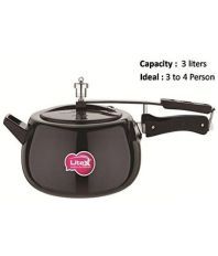 Litex Flora 3 Ltrs Hard Anodized InnerLid Pressure Cooker