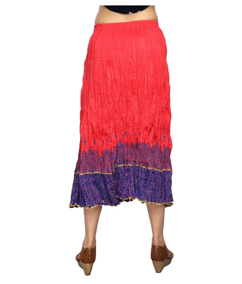 Buy Carrel Cotton Broomstick Skirt Online at Best Prices in India