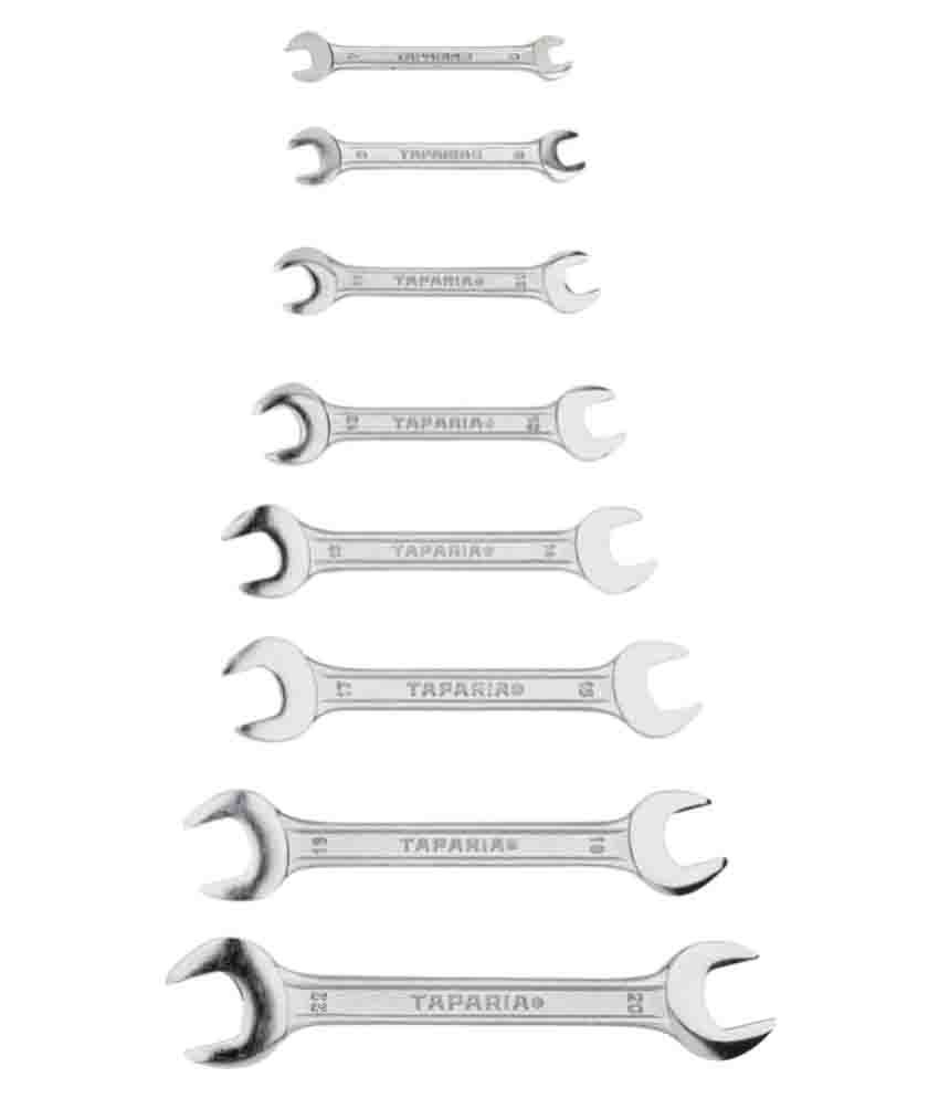 Taparia Open End Spanner Set of 8 Pc Buy Taparia Open End Spanner Set