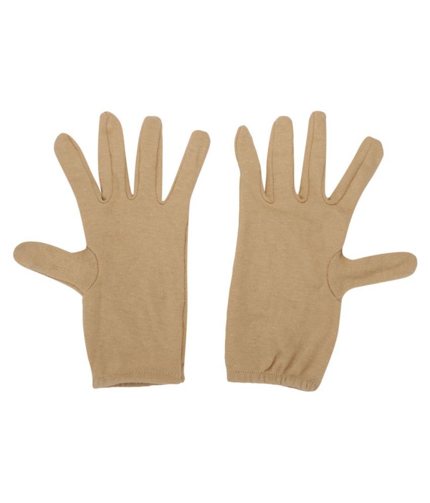 skin coloured cotton gloves