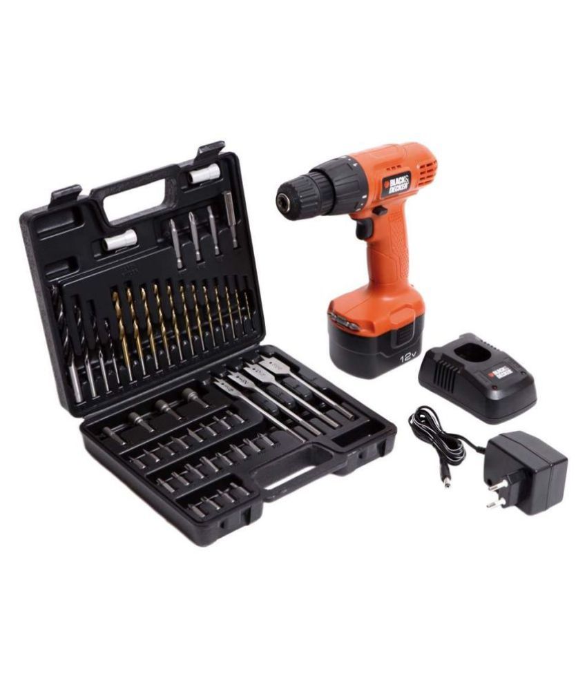 Black & Decker CD121K50 12Volt Cordless Drill/Driver with Keyless