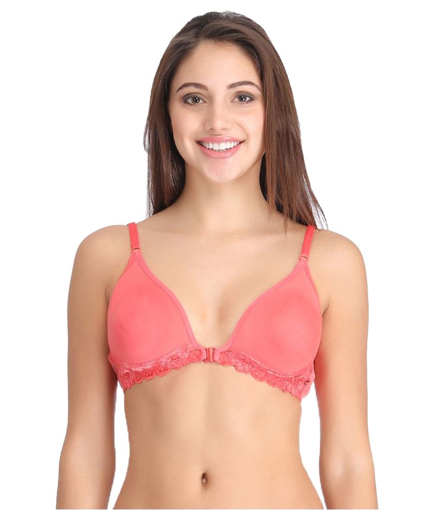     			Clovia Poly Cotton Plunge Bra