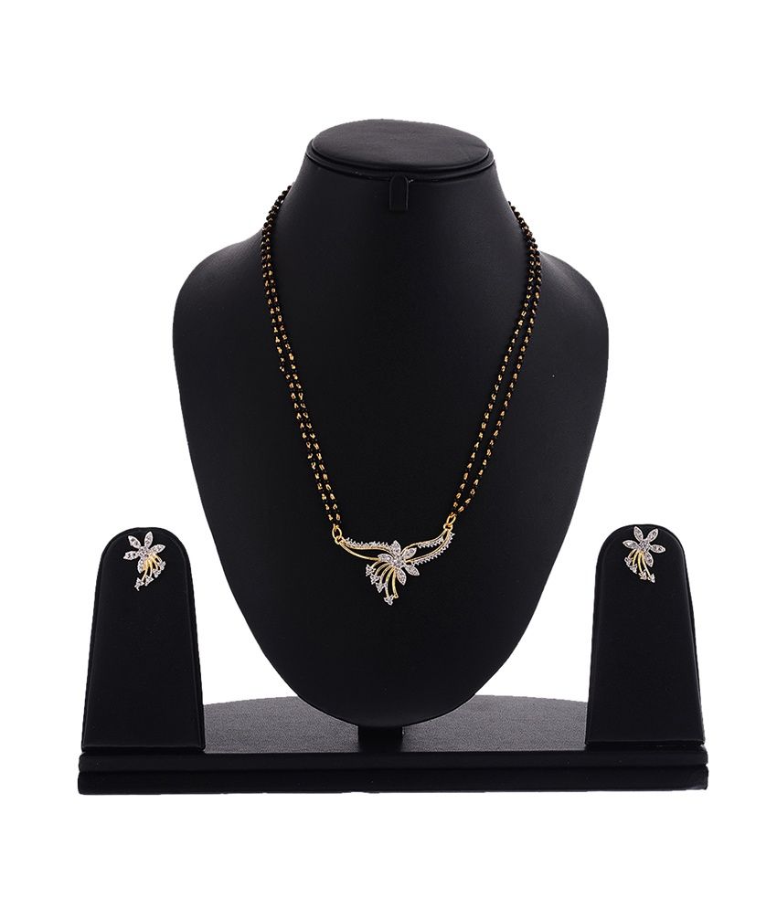     			Zeneme Golden Alloy Mangalsutra Set