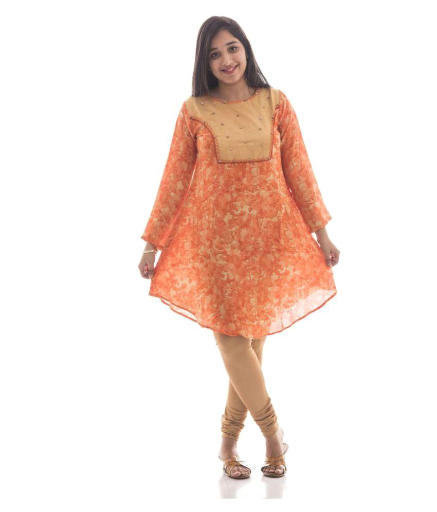 knee length anarkali kurtis