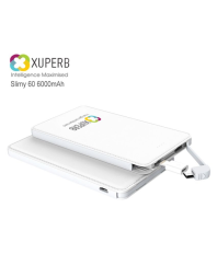Xuperb Slimy 6000 -mAh Li-Polymer Power Bank