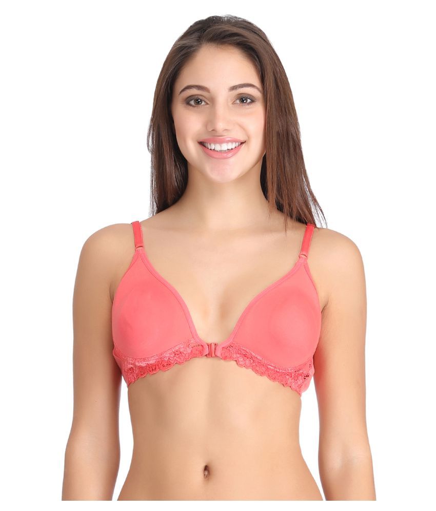     			Clovia Poly Cotton Plunge Bra