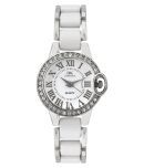 IIK Collection Silver Analog Watch