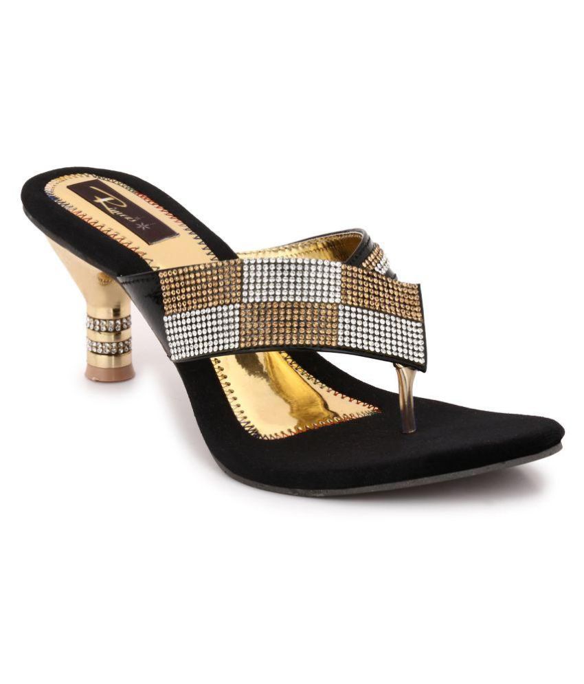 Rimezs Multi Color Kitten Heels Price in India Buy Rimezs Multi Color