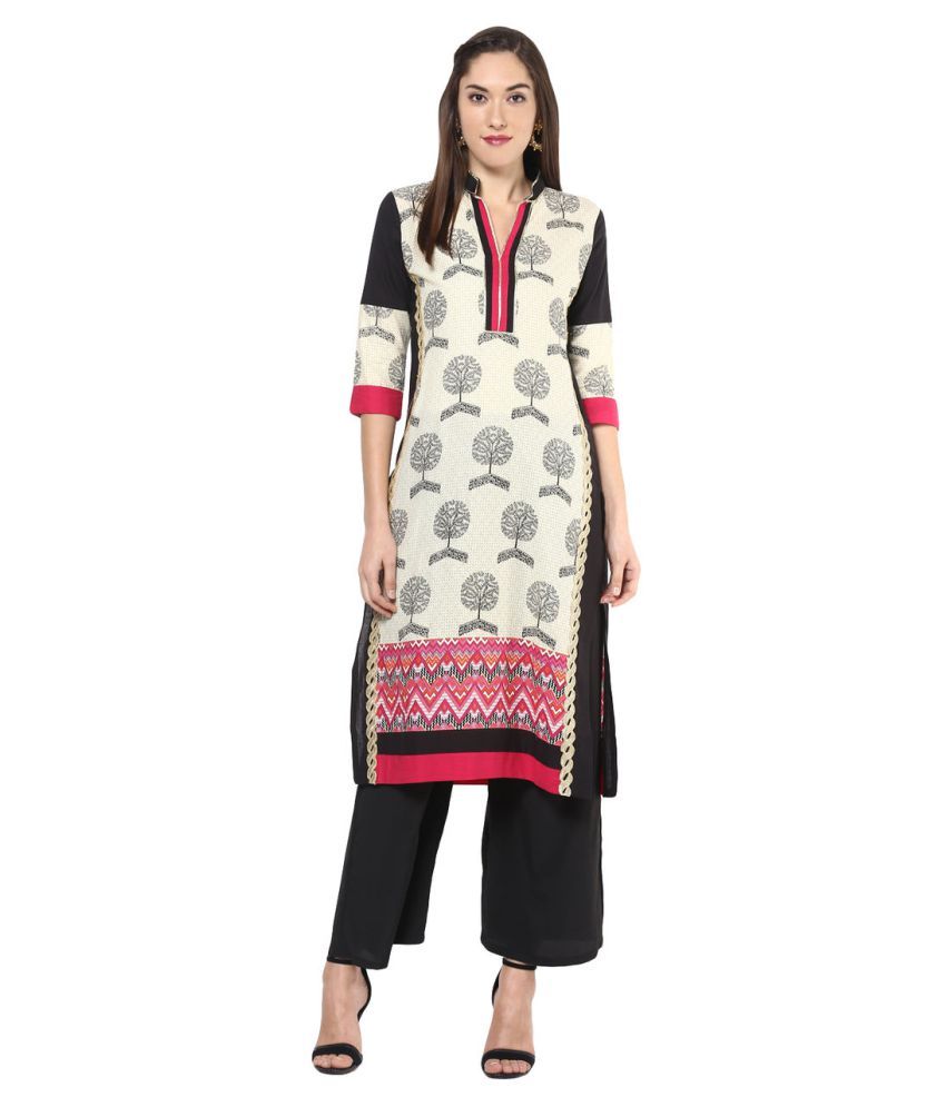     			StyleStone - Multicolor Rayon Women's Straight Kurti