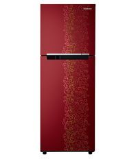 Samsung 253 Ltr 2 Star RT28K3022RJ/HL Double Door Refrigerator [with Digital Inverter] - RoyalTendrill Red