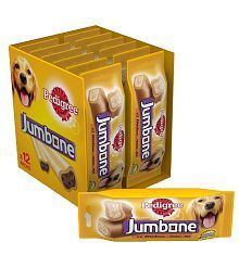 Pedigree Jumbone( Adult - Dog Treats) , Chicken And Rice ,2.40 Kg ( Pack Of 12 ,2 Sticks)