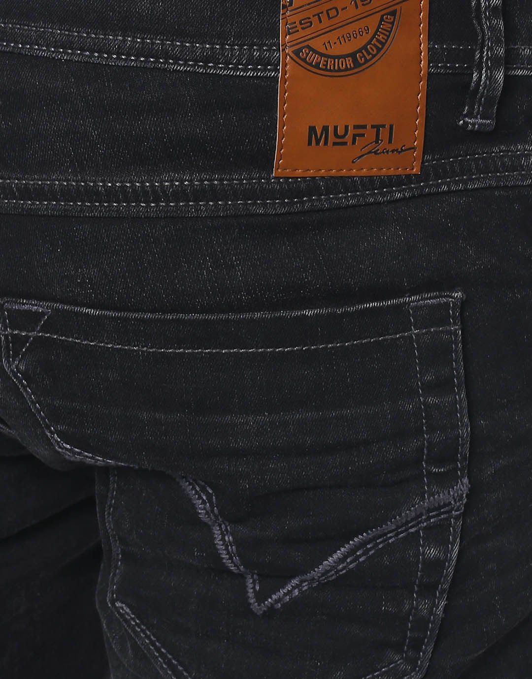 mufti black jeans