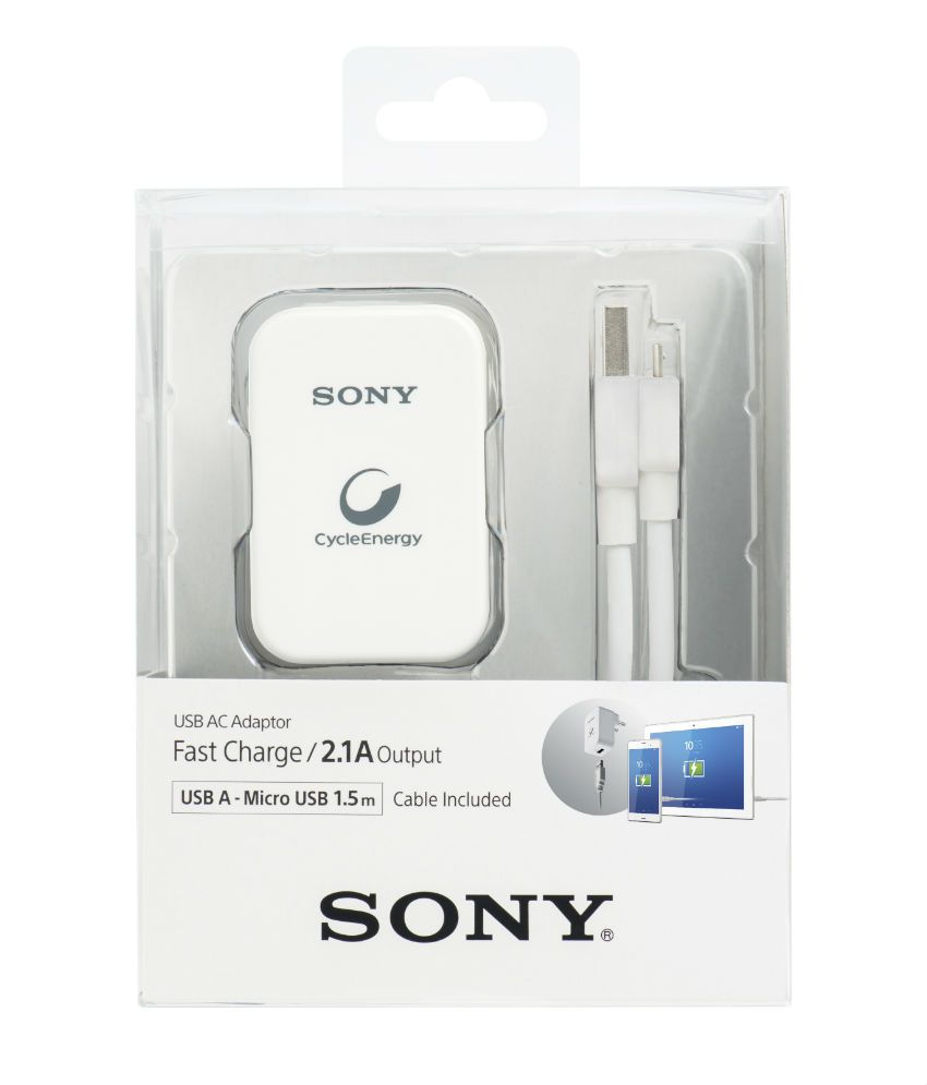    			Sony Usb 2.1 Amp Ac Adaptor Cp-ad2 With Micro Usb Cable