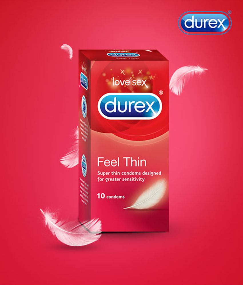 Durex Condom Feel Thin (Pack of 10): Buy Durex Condom Feel ...