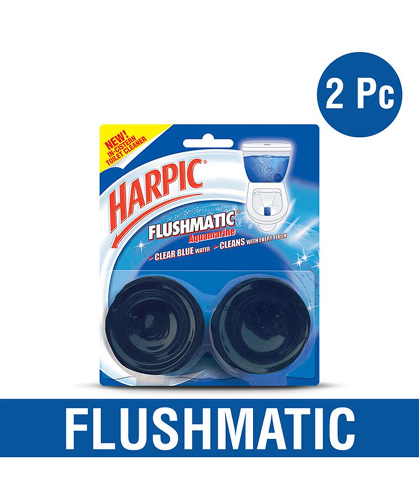 Harpic Flushmatic Twin Aquamarine, 100g Buy Harpic Flushmatic Twin
