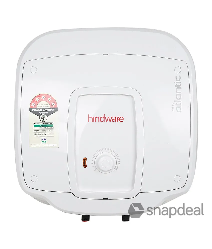 Hindware Atlantic 25 Ltr SWH 30 M Geyser Ivory Price in India - Buy Hindware  Atlantic 25 Ltr SWH 30 M Geyser Ivory Online on Snapdeal