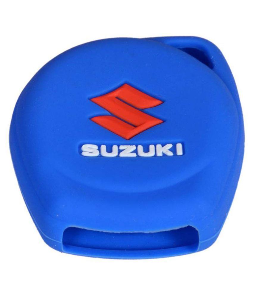 Silicon Car Key Cover For Suzuki Dzire Blue Buy Silicon Car Key