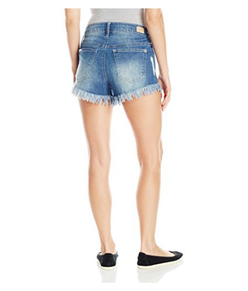 celebrity pink white denim skirt