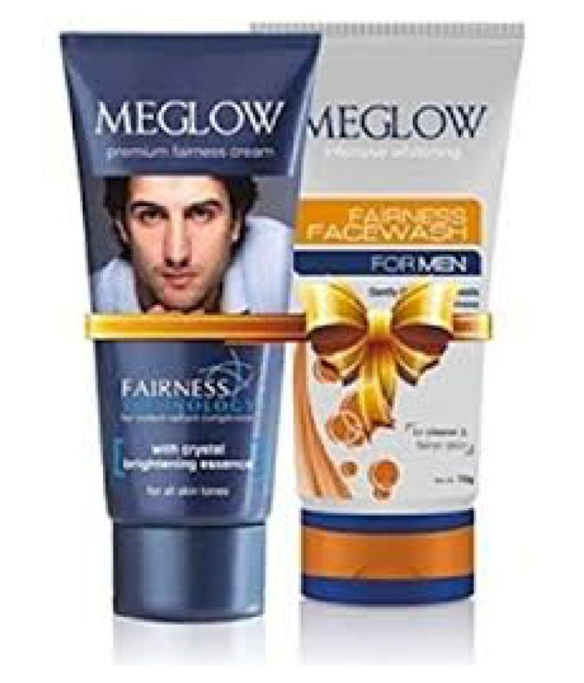 Meglow Fairness Cream & Face Wash For Men [2 + 2] Day Cream 240 gm Pack