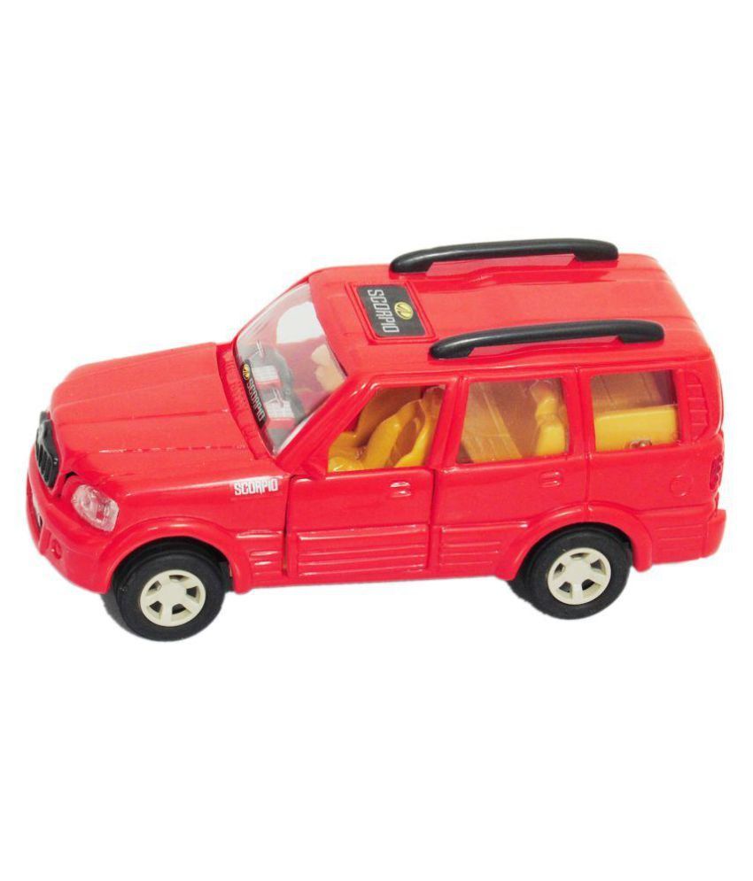 red scorpio toy car