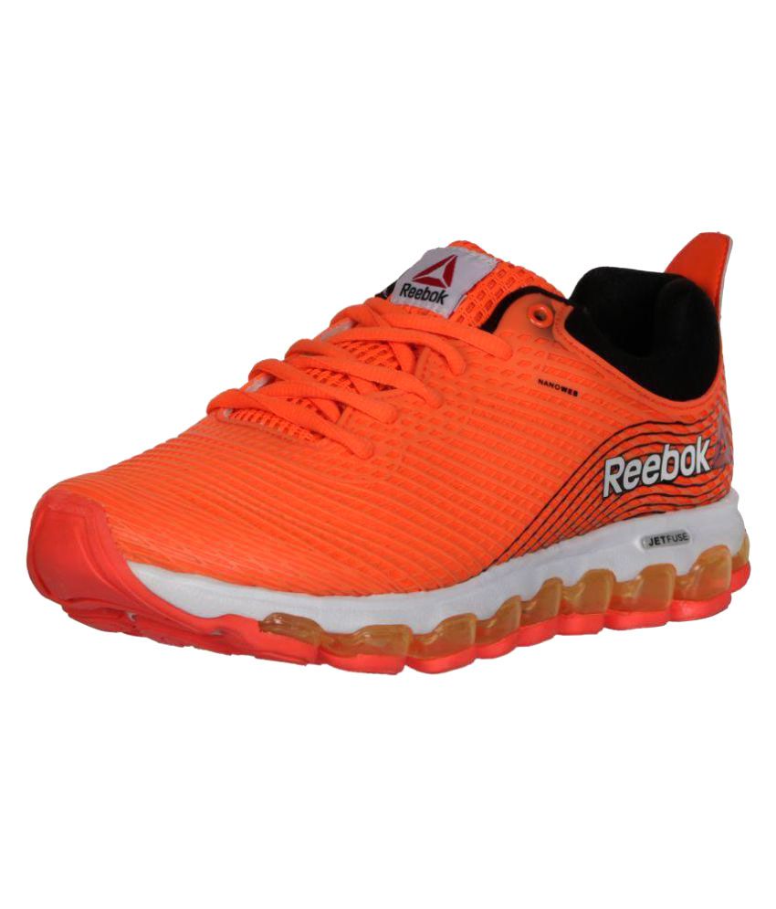 orange reebok shoes