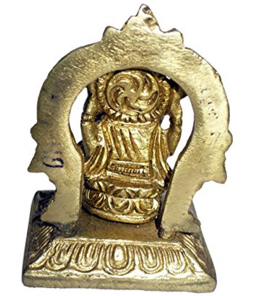 Brass Metal Kaman Ganesh Collectible Statue by Bharat Haat BH01402: Buy ...