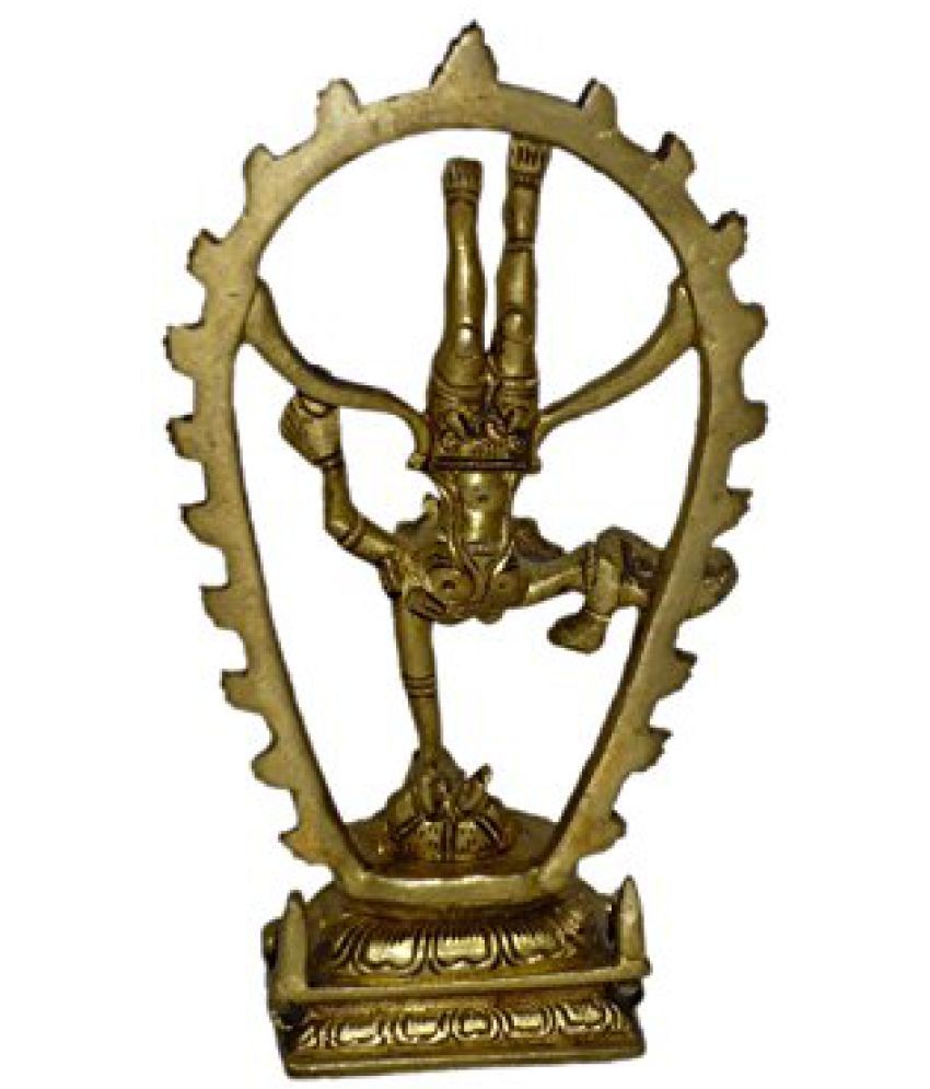 Brass Metal Statue Of Lord Natraj (Lord Of Dance) in Fine Finishing