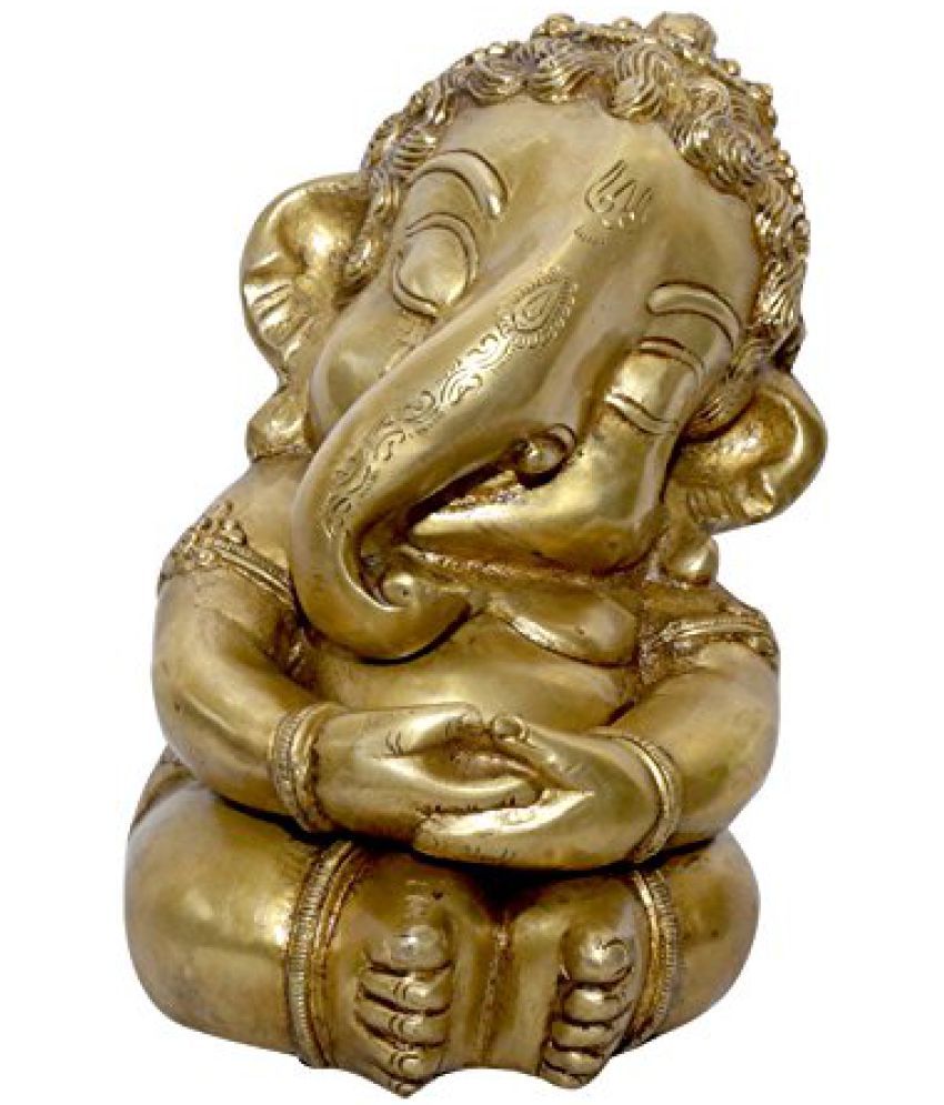 Pure Brass Metal Bal Ganesh And Decorative Statue By Bharat Haat ...