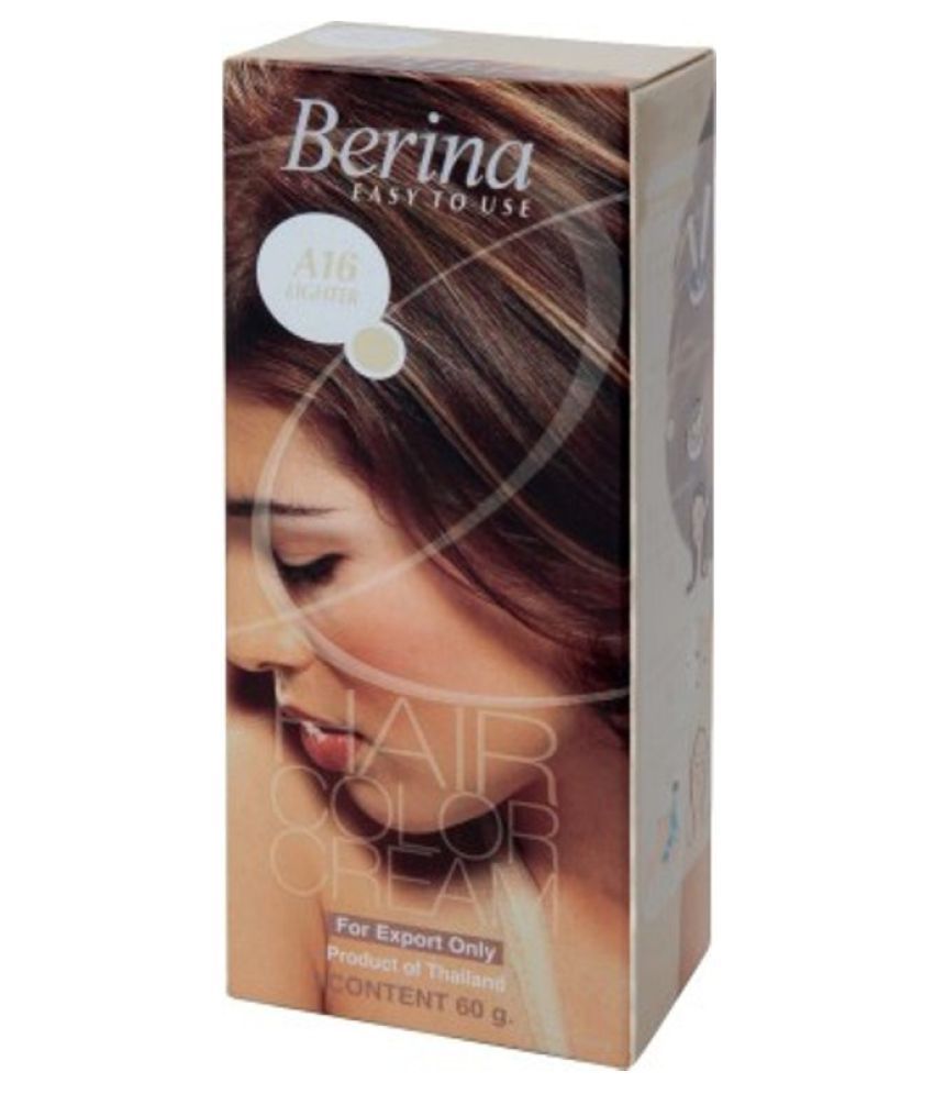     			Berina HAIR COLOR CREAM A16 LIGHTER Permanent Hair Color Light Brown 60 g