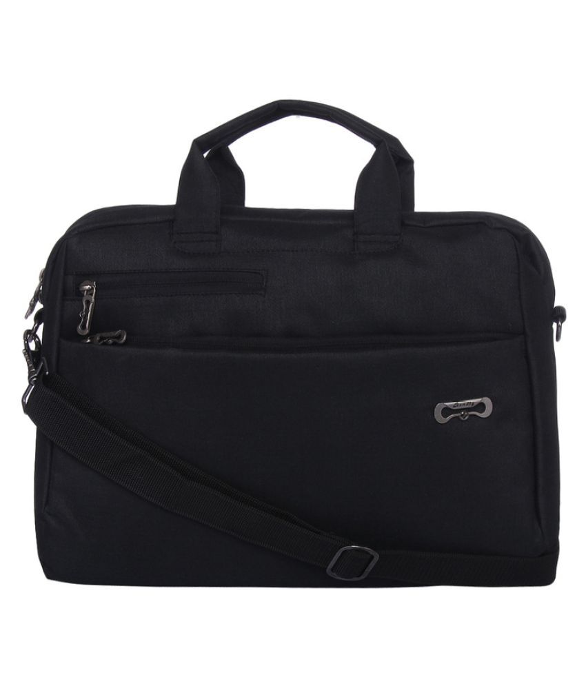 Bendly Black Polyester Office Bag Bendly Black Polyester Office Bag