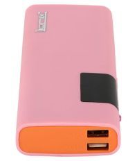 Lionix B-12 Black Mirror 15000 -mAh Li-Ion Power Bank Pink