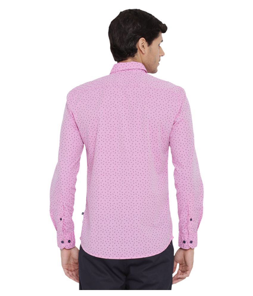 Parx Pink Casuals Slim Fit Shirt Buy Parx Pink Casuals Slim Fit Shirt Online At Best Prices In