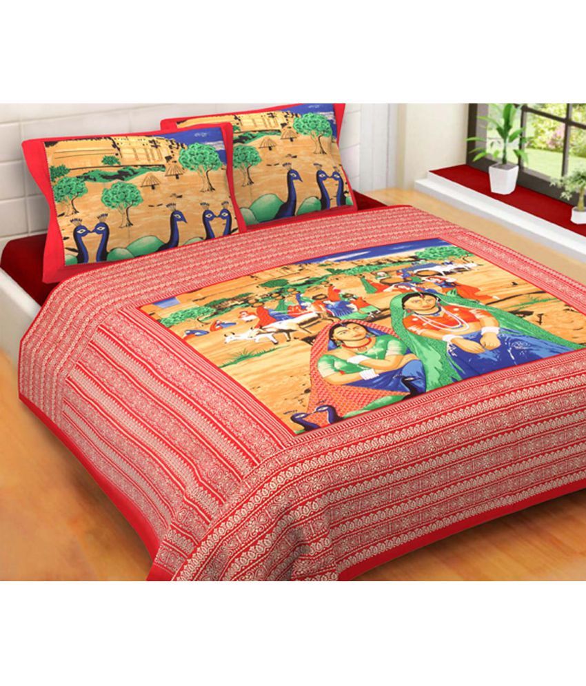 Metro Living King Cotton Multi Traditional Bed Sheet Buy Metro Living