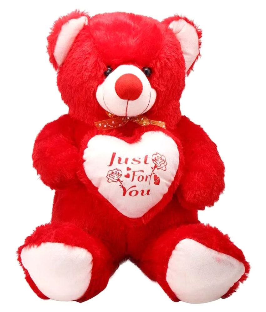 Kashish Trading Company Red Teddy bear stuffed love soft toy for ...