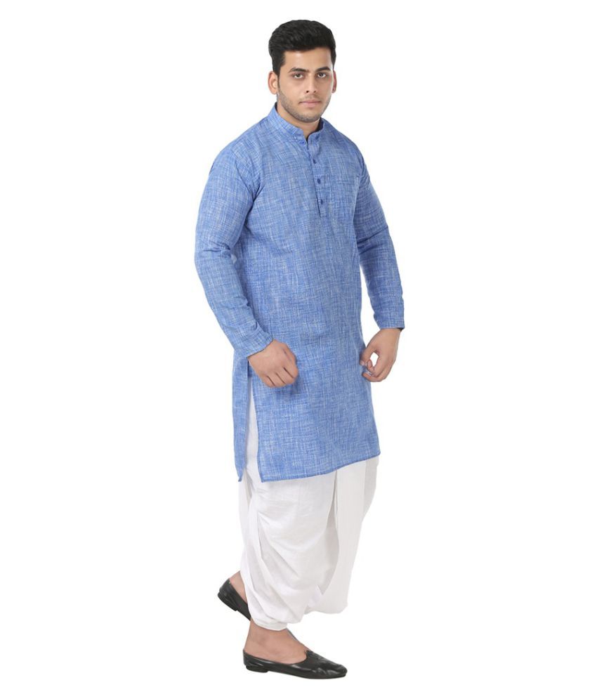 blue dhoti pants