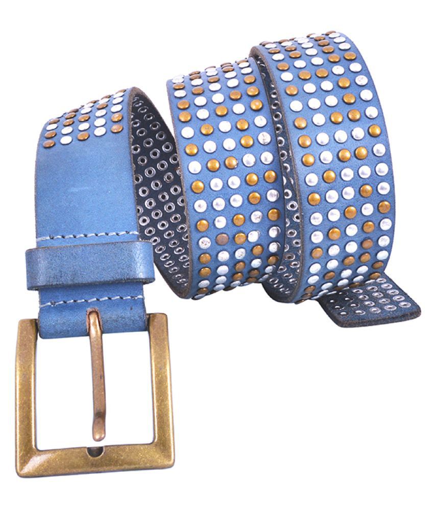 Dreamship Blue Leather Party Belts: Buy Online at Low Price in India ...