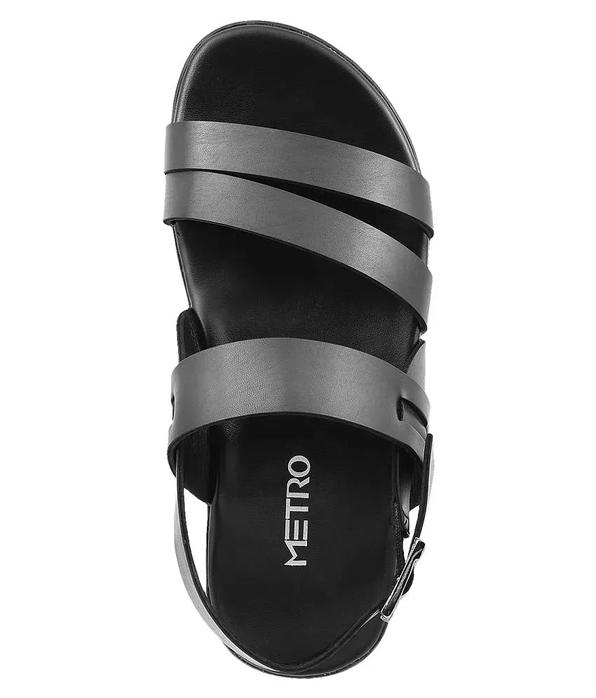 Metro METRO Men BLACK LEATHER SDL862362670 5 44f13